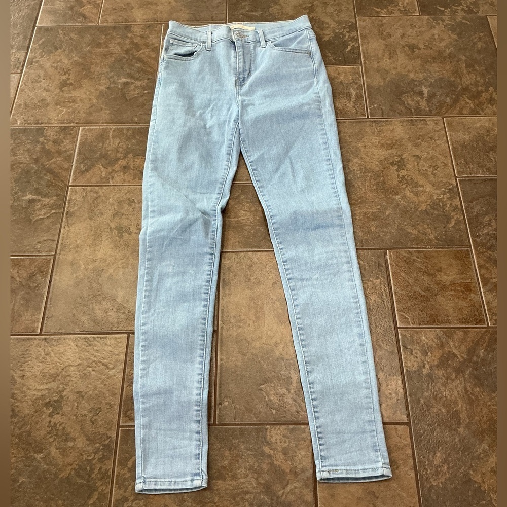 Levi's Light Blue Skinny Jeans - Stretch Denim- red tab